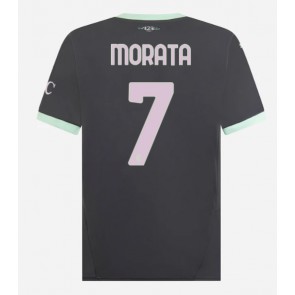 AC Milan Alvaro Morata #7 Alternativní Dres 2024-25 Krátký Rukáv